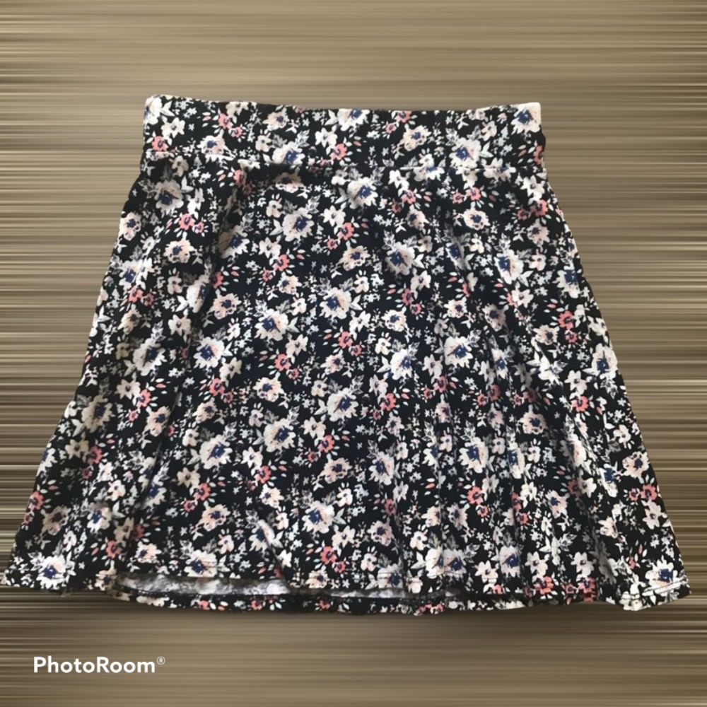 Floral skater skirt